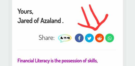 How to share topics from azaland.site